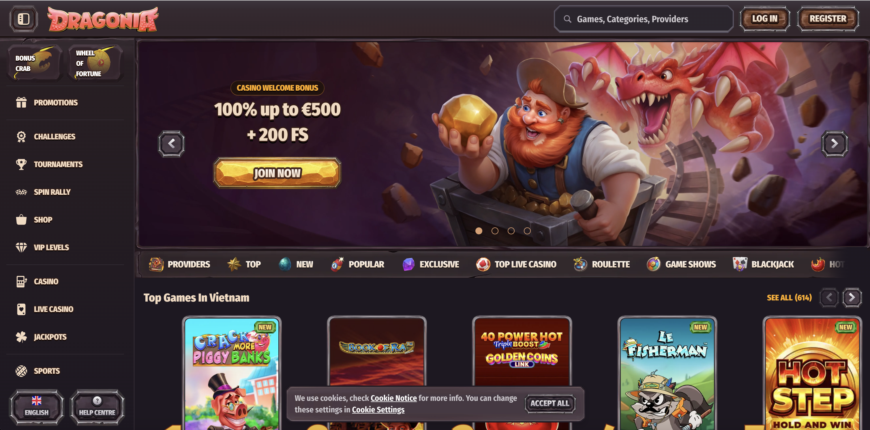 Dragonia Casino Review